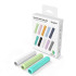 Stoyobe Silicone Holder Set for Apple Pencil 1 / 2 Huawei M-Pencil Turquoise+Light Green+White (3 Pack)