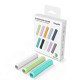 Stoyobe Silicone Holder Set for Apple Pencil 1 / 2 Huawei M-Pencil Turquoise+Light Green+White (3 Pack)