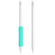 Stoyobe Silicone Holder Set for Apple Pencil 1 / 2 Huawei M-Pencil Turquoise+Light Green+White (3 Pack)