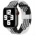 Strap Fabric Watch Band 8/7/6 ,SE / 5/4/3/2 (41mm/40mm/38mm) Braided Fabric Strap Black & White