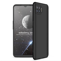 GKK 360 Protection Case Front and Back Case Full Body Cover Oppo A73 black GKK 360 Protection Case Front and Back Case Full Body Cover Oppo A73 black