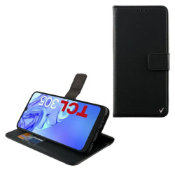 ΘΗΚΗ TCL 305/306/30E/30SE 6.52" ALLURE MAGNET BOOK STAND CLIP BLACK ΘΗΚΗ TCL 305/306/30E/30SE 6.52" ALLURE MAGNET BOOK STAND CLIP BLACK