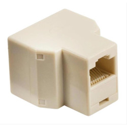 POWERTECH Αντάπτορας RJ45 (F) σε 2x RJ45 (F) CAB-N128, λευκό POWERTECH Αντάπτορας RJ45 (F) σε 2x RJ45 (F) CAB-N128, λευκό