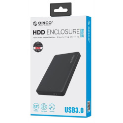 ORICO εξωτερική θήκη για 2.5" HDD 2577U3, USB 3.0, 5Gbps, έως 2TB, μαύρη ORICO εξωτερική θήκη για 2.5" HDD 2577U3, USB 3.0, 5Gbps, έως 2TB, μαύρη
