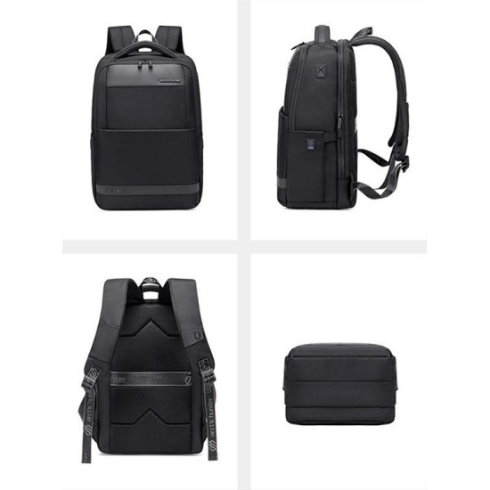 ARCTIC HUNTER τσάντα πλάτης B00498 με θήκη laptop 15.6", μαύρη ARCTIC HUNTER τσάντα πλάτης B00498 με θήκη laptop 15.6", μαύρη