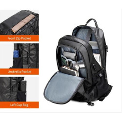 ARCTIC HUNTER τσάντα πλάτης B00387 με θήκη laptop 15.6", μπλε