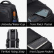ARCTIC HUNTER τσάντα πλάτης B00477 με θήκη laptop 15.6", μαύρη ARCTIC HUNTER τσάντα πλάτης B00477 με θήκη laptop 15.6", μαύρη