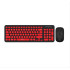 ALCATROZ WIRELESS MOUSE AND KEYBOARD JELLYBEAN A2000 B.RED