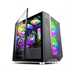 ARMAGGEDDON MICRO ATX GAMING PC CASE TESSARAXX CORE 1 AIR BLACK - CORE1AB