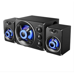 POWERTECH ηχεία Crystal sound PT-841, 2.1, 5W + 2x 3W, 3.5mm, μαύρα POWERTECH ηχεία Crystal sound PT-841, 2.1, 5W + 2x 3W, 3.5mm, μαύρα