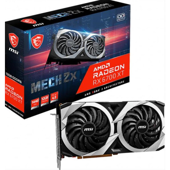Κάρτα Γραφικών (VGA) AMD MSI Radeon RX 6700 XT MECH 2X OC (12GB, GDDR6, 192bit) Κάρτα Γραφικών (VGA) AMD MSI Radeon RX 6700 XT MECH 2X OC (12GB, GDDR6, 192bit)