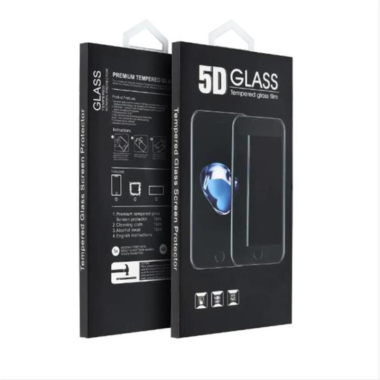 5D Full Glue Tempered Glass - for iPhone 13/13 Pro / 14 (Privacy) black