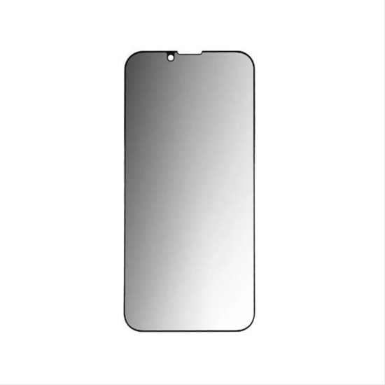 5D Full Glue Tempered Glass - for iPhone 13/13 Pro / 14 (Privacy) black