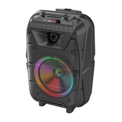 Speaker Modorwy MD-801Q, Bluetooth, Karaoke, Microphone, USB, SD, FM, AUX, Black - 22179