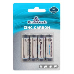 POWERTECH Zinc Carbon μπαταρίες PT-949, AA R6 1.5V, 4τμχ POWERTECH Zinc Carbon μπαταρίες PT-949, AA R6 1.5V, 4τμχ