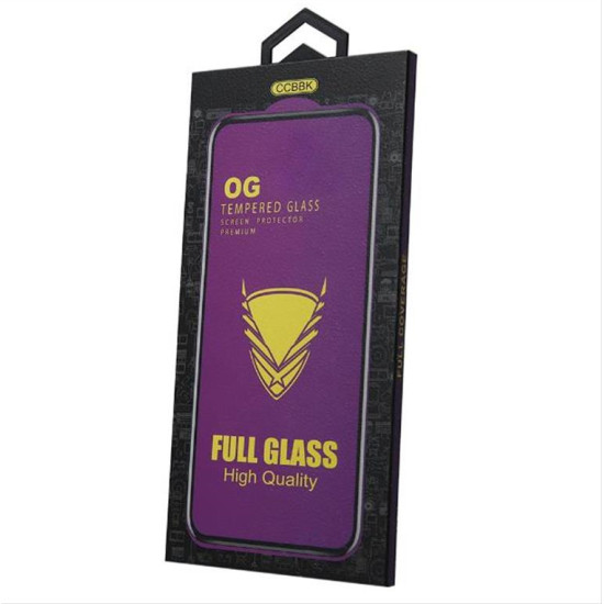 Tempered Glass OG Premium for iPhone X / XS / 11 Pro black frame OEM100939