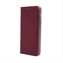 Smart Magnetic case for Xiaomi Poco M4 Pro 5G / Redmi Note 11T 5G / Note 11s 5G burgundy
