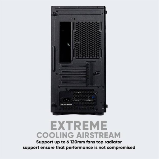 ARMAGGEDDON PC CASE TRON HOLO 3 MATX BLACK - HOLO3B ARMAGGEDDON PC CASE TRON HOLO 3 MATX BLACK - HOLO3B