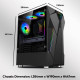 ARMAGGEDDON ATX RGB GAMING PC CASE TRON HOLO 5 BLACK - HOLO5B ARMAGGEDDON ATX RGB GAMING PC CASE TRON HOLO 5 BLACK - HOLO5B