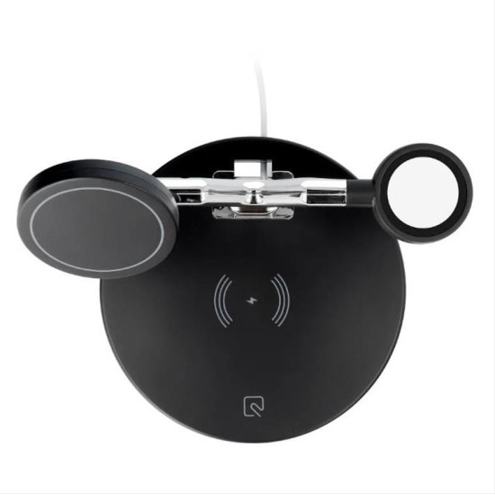 Wireless charger Qi 3in1 25W X970 support MagSafe black Wireless charger Qi 3in1 25W X970 support MagSafe black