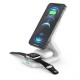 Wireless charger Qi 3in1 15W B16 working with MagSafe white