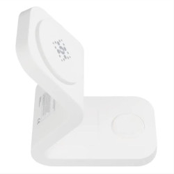 Wireless charger Qi 3in1 15W B16 working with MagSafe white Wireless charger Qi 3in1 15W B16 working with MagSafe white