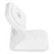 Wireless charger Qi 3in1 15W B16 working with MagSafe white