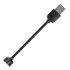 Cable USB for charging Xiaomi Mi Band 5 / Mi Band 6 15cm black