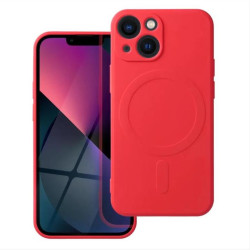Silicone Mag Cover case for IPHONE 13 MINI red