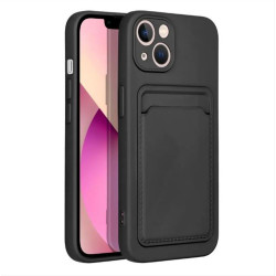 Forcell CARD Case for IPHONE 14 PLUS (6.7) black