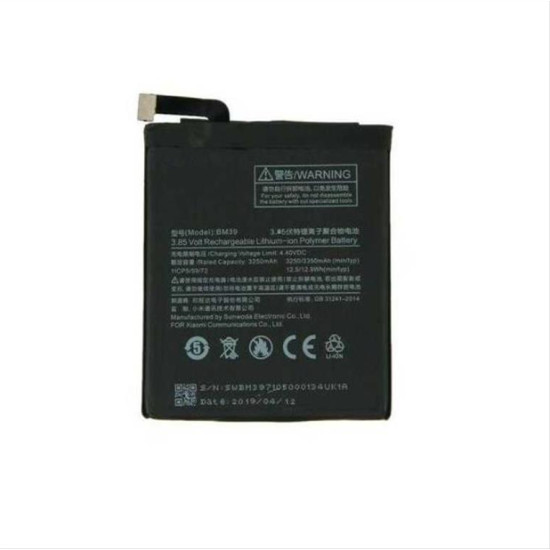 Maxlife battery for Xiaomi Mi 6 BM39 3100mAh OEM0300497