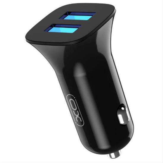 XO car charger CC31 2x USB 2,4A black GSM106737