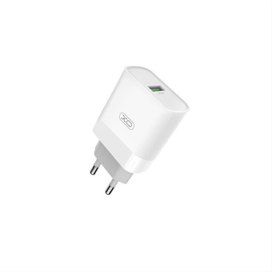 XO wall charger L63 QC 1x USB white GSM104549