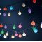 String Light LED FROSTED BALLS FB53 5m 30 balls multicolor 230V Forever Light RTV100237