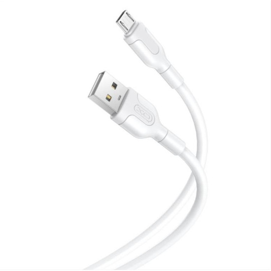 XO cable NB212 USB - microUSB 1,0 m 2,1A white GSM117362