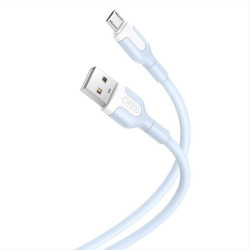 XO cable NB212 USB - microUSB 1,0 m 2,1A blue GSM117364 XO cable NB212 USB - microUSB 1,0 m 2,1A blue GSM117364