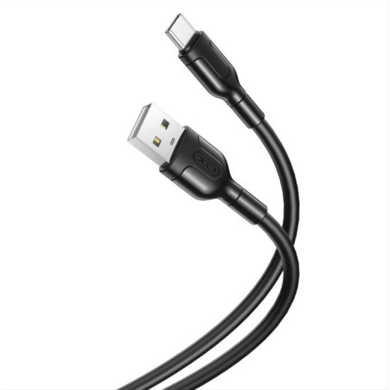 XO cable NB212 USB - USB-C 1,0 m 2,1A black GSM117366 XO cable NB212 USB - USB-C 1,0 m 2,1A black GSM117366