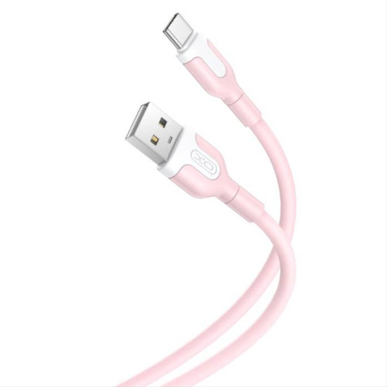 XO cable NB212 USB - USB-C 1,0 m 2,1A pink GSM117370
