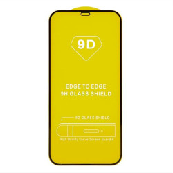 Tempered Glass 9D iPhone 12 Mini 5,4" black frame OEM0101025