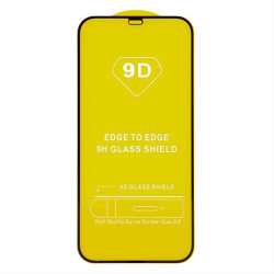 Tempered Glass 9D iPhone 13 Mini 5.4" black frame OEM0101028