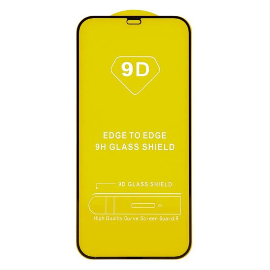 Tempered Glass 9D iPhone 13 Mini 5.4" black frame OEM0101028 Tempered Glass 9D iPhone 13 Mini 5.4" black frame OEM0101028