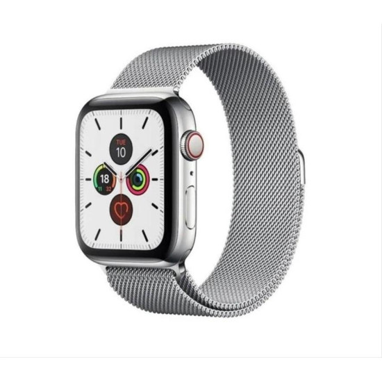 Magnetic Strap Watch Strap 6/5/4/3/2 / SE (40mm / 38mm) Magnetic Band Bracelet Bracelet Silver
