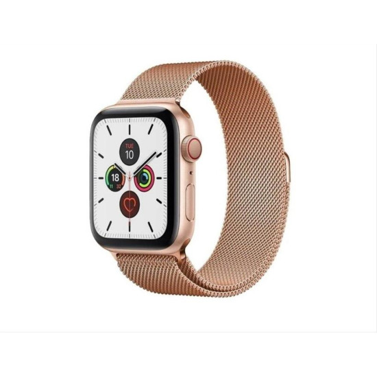 Magnetic Strap Watch Strap 6/5/4/3/2 / SE (40mm / 38mm) Magnetic Wristband Bracelet Bangle Rose Gold