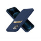 Card Case silicone wallet case with card holder documents for iPhone 11 Pro Max navy blue