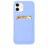 Card Case silicone wallet case with card holder documents for iPhone 11 Pro purple