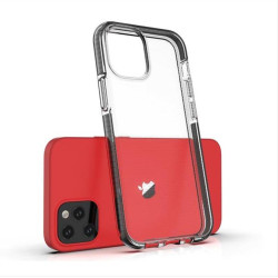 Spring Case clear TPU gel protective cover with colorful frame for iPhone 13 mini mint Spring Case clear TPU gel protective cover with colorful frame for iPhone 13 mini mint