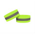 Reflective strap armband for bike running jogging velcro 4cm yellow