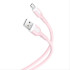 XO cable NB212 USB - microUSB 1,0 m 2,1A pink GSM117365