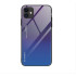 Gradient Glass Durable Cover with Tempered Glass Back iPhone 12 mini blue-purple