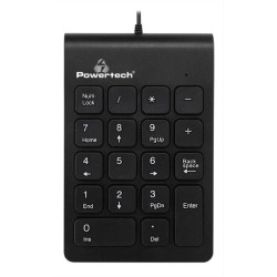 POWERTECH ενσύρματο αριθμητικό πληκτρολόγιο PT-938, USB, μαύρο POWERTECH ενσύρματο αριθμητικό πληκτρολόγιο PT-938, USB, μαύρο